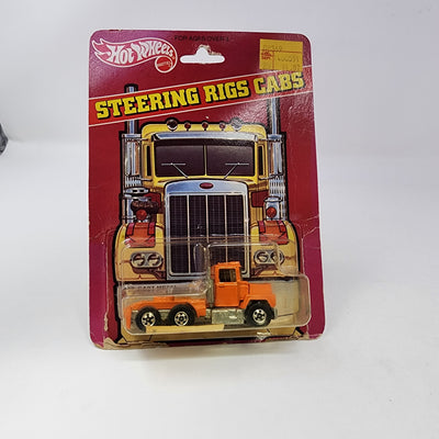 Peterbilt No 5672 * Orange * 1982 Hot Wheels Hong Kong Steering Rigs