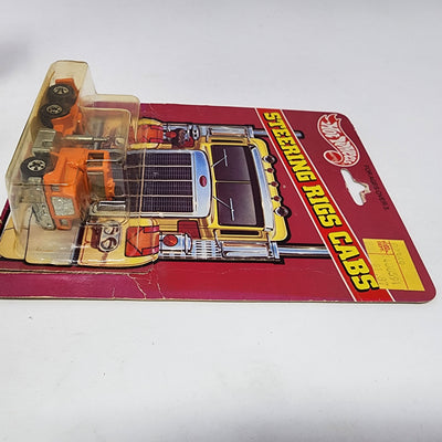 Peterbilt No 5672 * Orange * 1982 Hot Wheels Hong Kong Steering Rigs