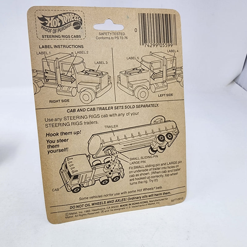 Ford No 5677 * Yellow * 1982 Hot Wheels Hong Kong Steering Rigs