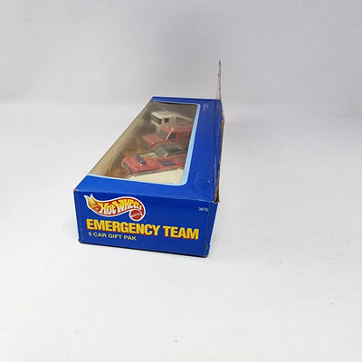 Emergency Team 5 car Gift Pack * 1990 Hot Wheels