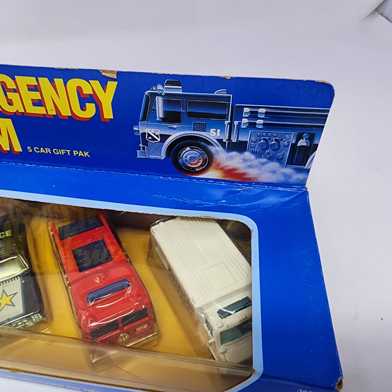 Emergency Team 5 car Gift Pack * 1990 Hot Wheels