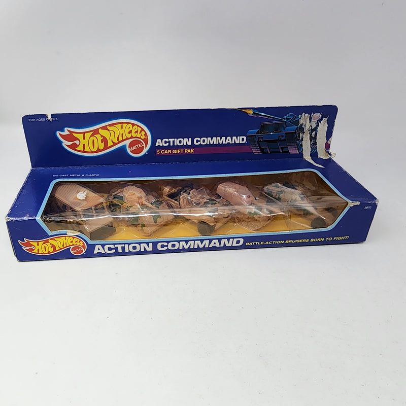 Action Command 5 Car Gift Pack * 1987 Hot Wheels