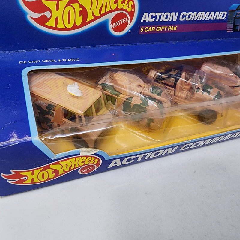 Action Command 5 Car Gift Pack * 1987 Hot Wheels