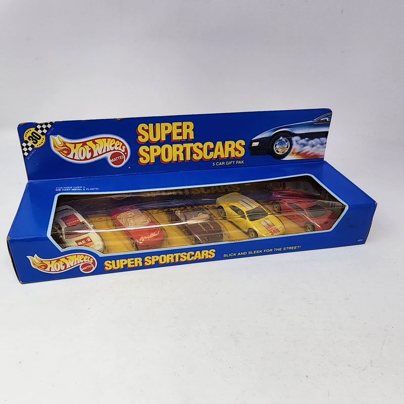 Super Sportscars 5 Car Gift Pack * 1987 Hot Wheels Ferrri, 300ZX, Diablo