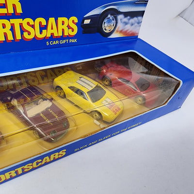 Super Sportscars 5 Car Gift Pack * 1987 Hot Wheels Ferrri, 300ZX, Diablo