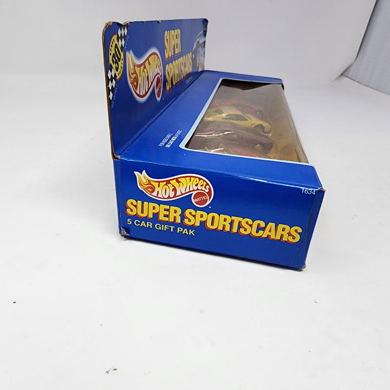 Super Sportscars 5 Car Gift Pack * 1987 Hot Wheels Ferrri, 300ZX, Diablo