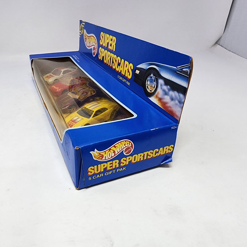 Super Sportscars 5 Car Gift Pack * 1987 Hot Wheels Ferrri, 300ZX, Diablo