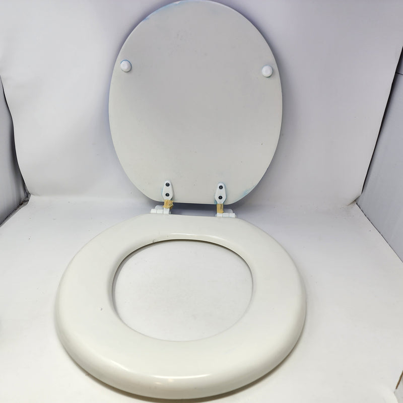 Hot Wheels 2001 Treasure Hunt Seat * Enamel Wood Composition Toilet Seat