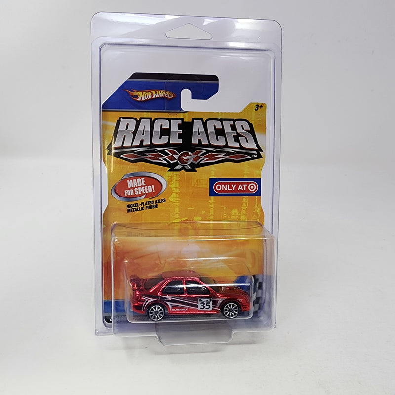 Subaru Impreza * RED * Hot Wheels Race Aces Target Only