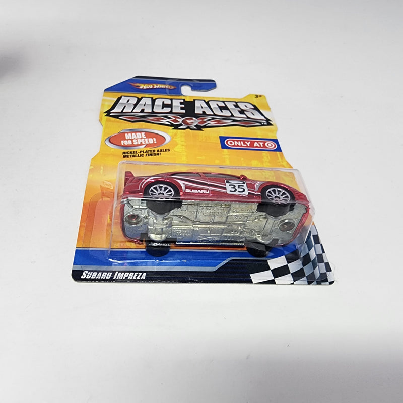 Subaru Impreza * RED * Hot Wheels Race Aces Target Only