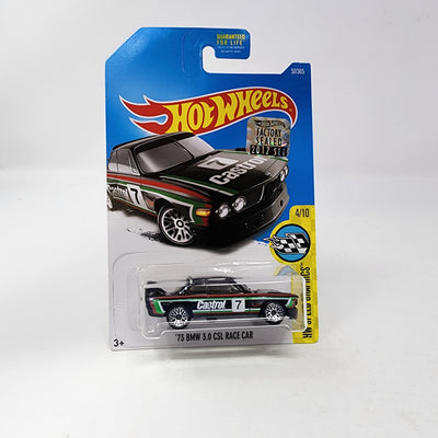 '73 BMW 3.0 CSL Race Car #57 * Black * Hot Wheels 2017 w/ Factory Holo