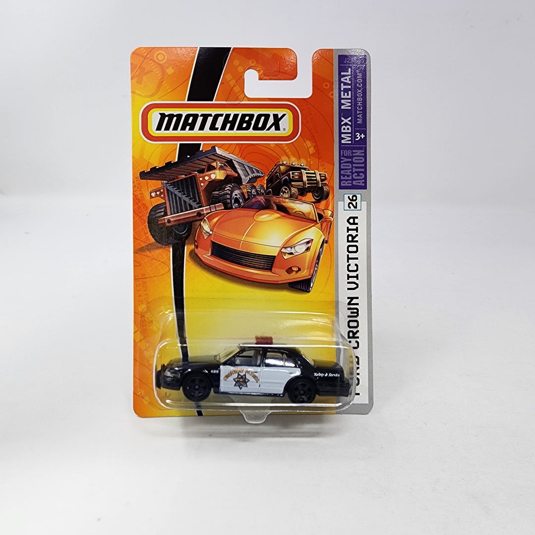 Ford Crown Victoria #26 * Black * Matchbox Basic – Wheelcollectors LLC
