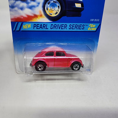 VW Bug Peral Series #293 * Hot Wheels Blue Card