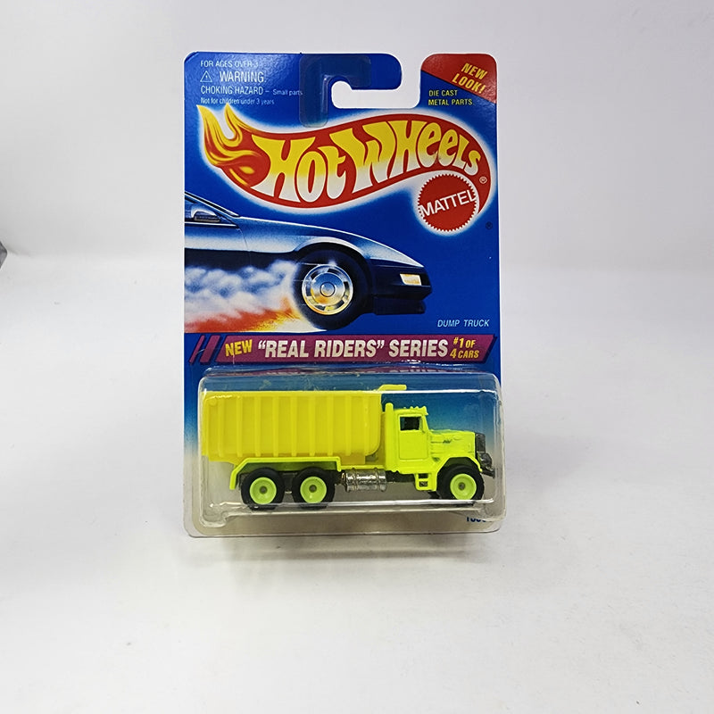Dump Truck * Yellow * Hot Wheels Real Rides Series