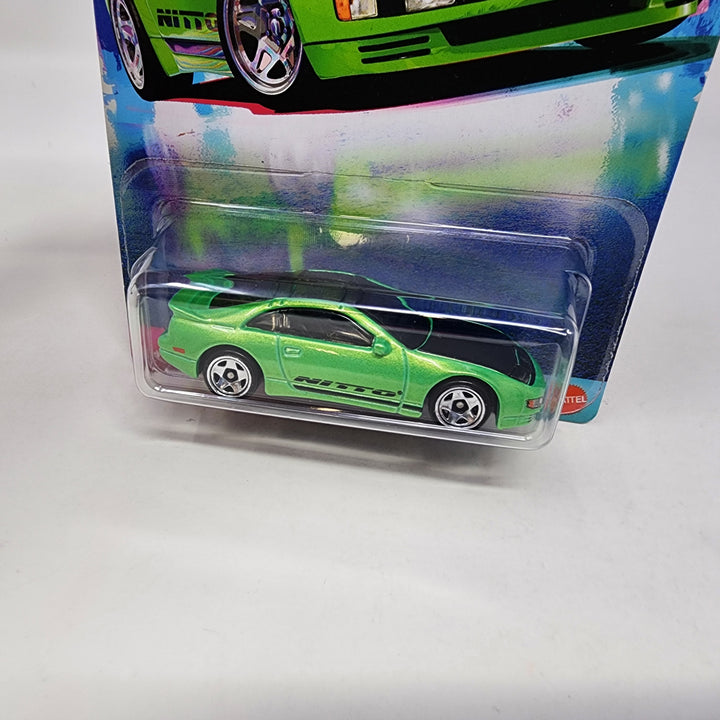 Nissan 300ZX Twin Turbo * Green * Hot Wheels 90s Street