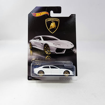 Lamborghini Estoque * WHITE * Hot Wheels Lamborghini Series