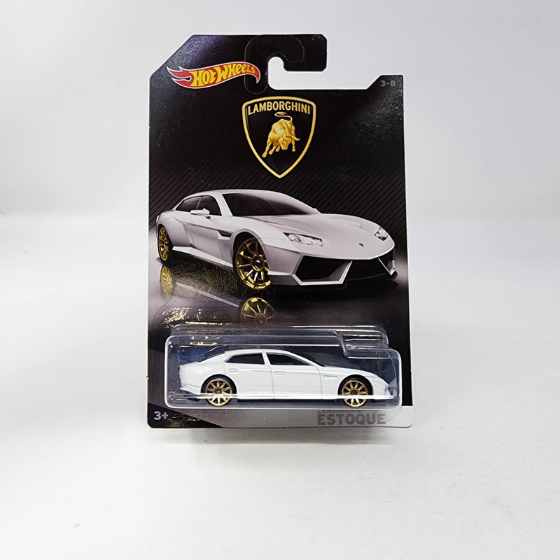 Lamborghini Estoque * WHITE * Hot Wheels Lamborghini Series