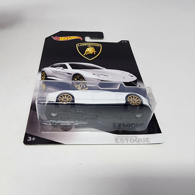 Lamborghini Estoque * WHITE * Hot Wheels Lamborghini Series