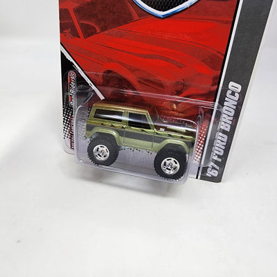 '67 Ford Bronco * Green * Hot Wheels Garage Series