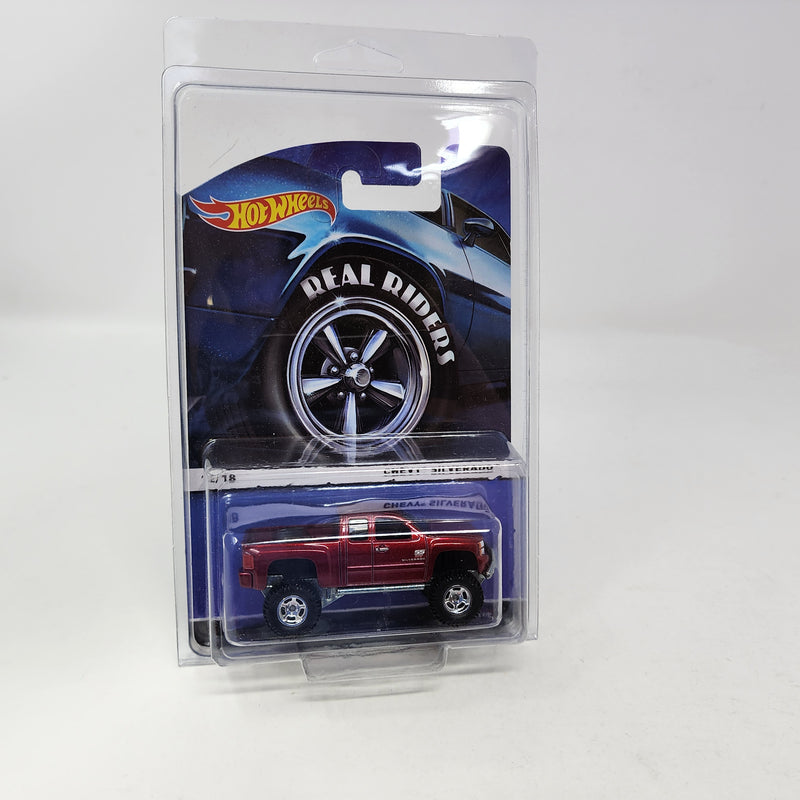 Chevy Silverado * Burgundy * Hot Wheels Heritage Real Riders