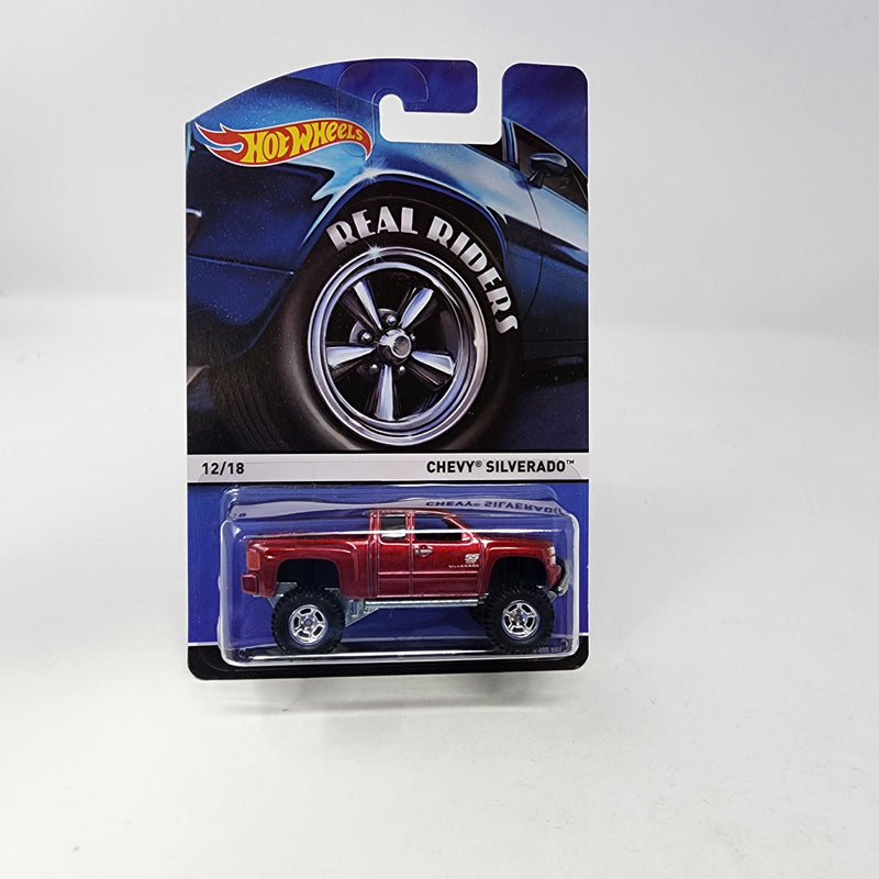 Chevy Silverado * Burgundy * Hot Wheels Heritage Real Riders