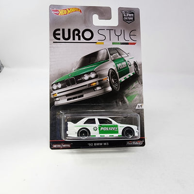 '92 BMW M3 * White * Hot Wheels Car Culture Euro Style