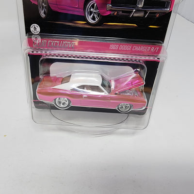 1969 Dodge Charger R/T * PINK * Hot Wheels Redline Club RLC