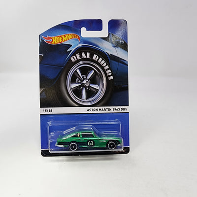 Aston Martin 1963 DB5 * green * Hot Wheels Heritage Real Riders