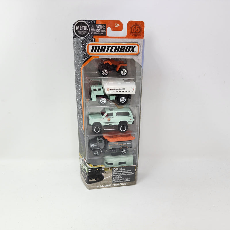 5-Pack Ranger Rescue National Parks * Matchbox Gift Pack