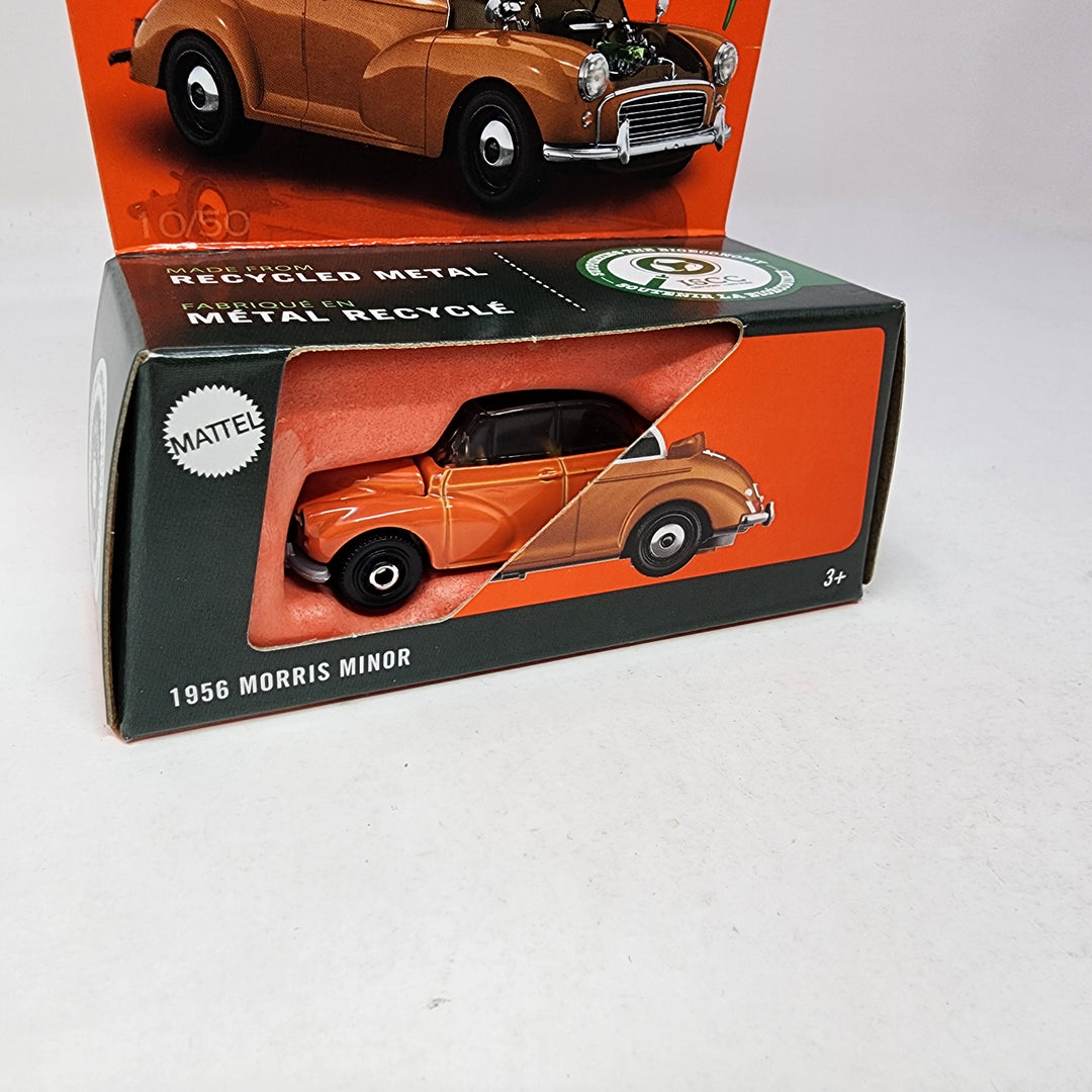 ma16 1956 Morris Minor * Orange * 2025 Matchbox Moving Parts Case