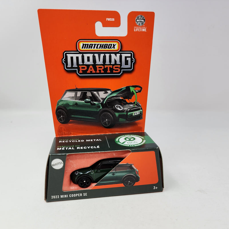 2022 Mini Cooper SE * Green * 2025 Matchbox Moving Parts Case D