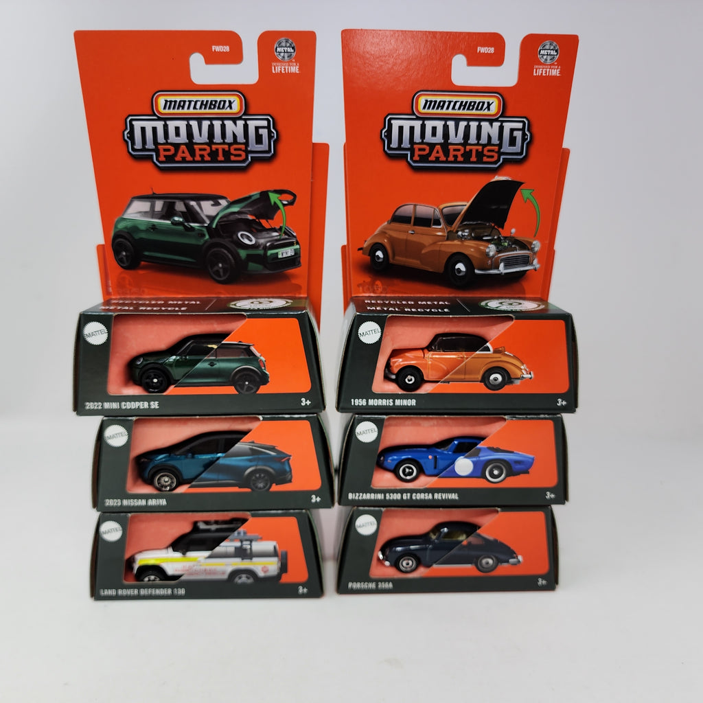 Case D Moving Parts * Complete 6 Car Set Case D * 2025 Matchbox