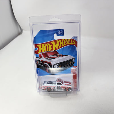 '67 Chevy C10 * White * Hot Wheels 2024 Target Red Edition