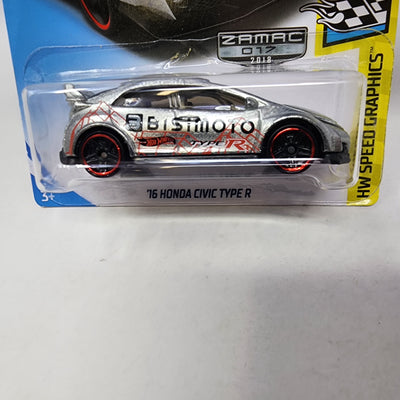 '16 Honda Civic Type R * Zamac * Hot Wheels 2018