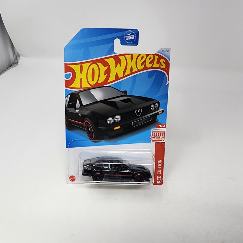 Alfa Romeo GTV6 3.0 * Black * Hot Wheels 2024 Target Red Edition