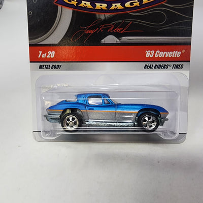 '63 Corvette * Blue * Hot Wheels Garage Larry's