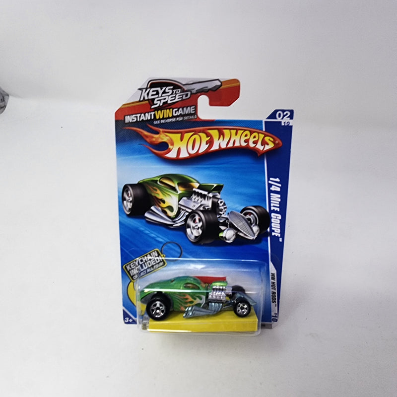 1/4 Mile Coupe * Green * Hot Wheels 2010 Keys To Speed