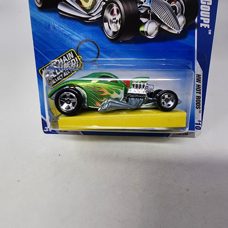 1/4 Mile Coupe * Green * Hot Wheels 2010 Keys To Speed