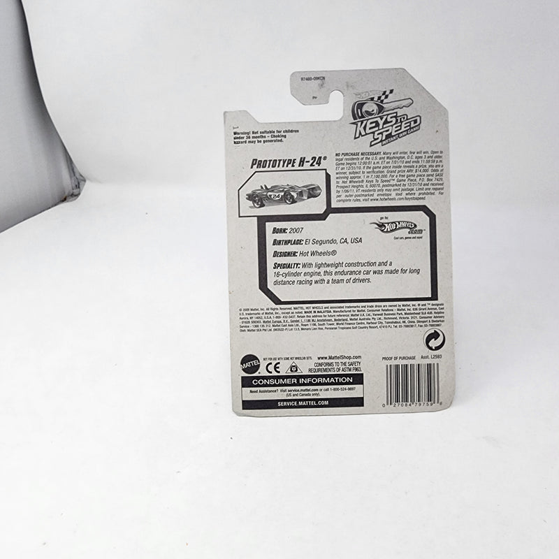 Prototype H-24 * Hot Wheels 2010 Keys To Speed