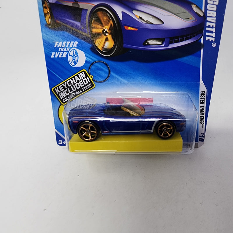 C6 Corvette * Blue * Hot Wheels 2010 Keys To Speed