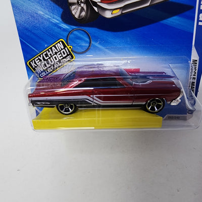 '66 Ford Fairlane GT * RED * Hot Wheels 2010 Keys To Speed