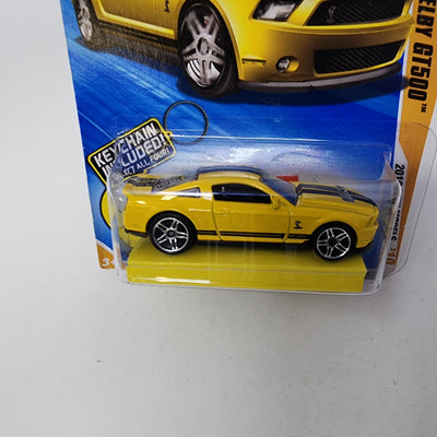 '10 Ford Shelby GT500 * Yellow * Hot Wheels 2010 Keys To Speed
