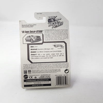 '10 Ford Shelby GT500 * Yellow * Hot Wheels 2010 Keys To Speed