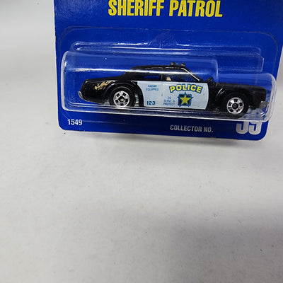 Sheriff Patrol #59 * Hot Wheels Blue Card