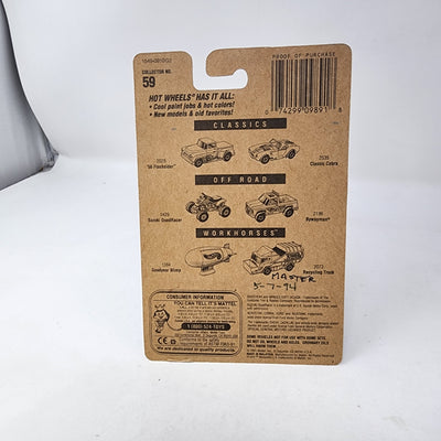 Sheriff Patrol #59 * Hot Wheels Blue Card
