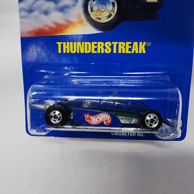 Thunderstreak #153 * Blue * Hot Wheels Blue Card