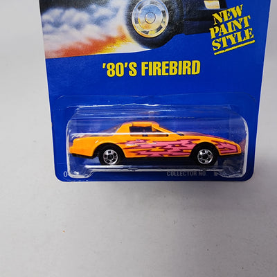 80's Firebird #167 Speed Points * Orange * Hot Wheels Blue Card