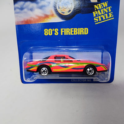80's Firebird #256 * Hot Wheels Blue Card