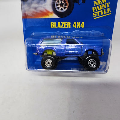 Blazer 4x4 #222 * Blue * Hot Wheels Blue Card