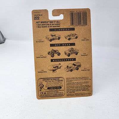 Blazer 4x4 #222 * Blue * Hot Wheels Blue Card